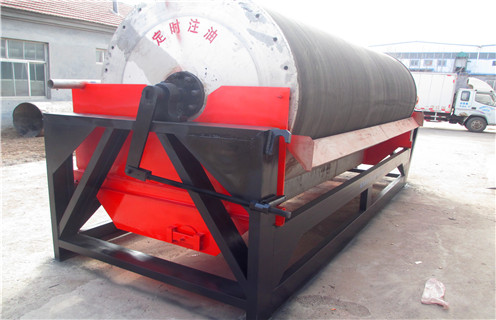 永磁筒式磁選機，CTB-618長沙永磁筒式磁選機_磁鐵如何分布_CTB-618長沙永磁筒式磁選機不吸鐵如何處理